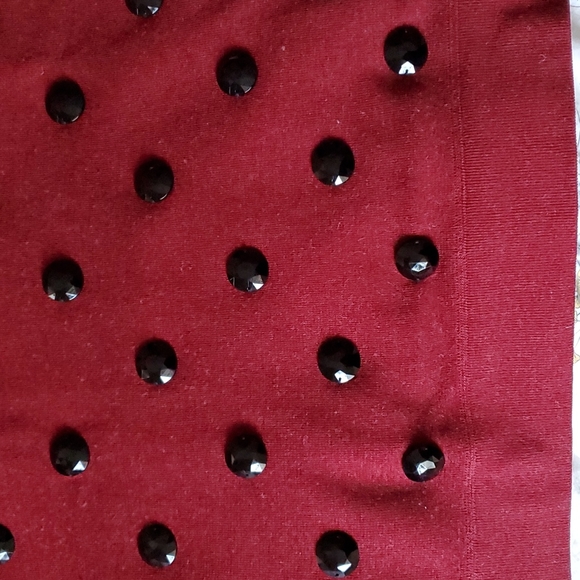 Marc Jacobs womens cotton blend embellished sweater with short sleeves - Picture 4 of 5